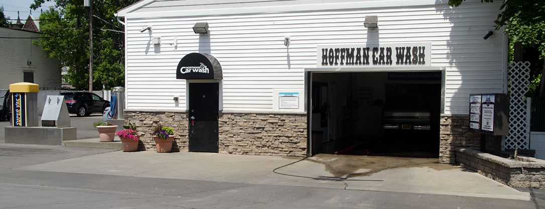 Photo of the entrance of the Hoffman Car Wash location at 590 Central Ave, in Albany, NY