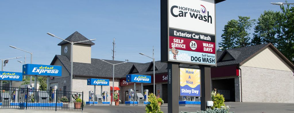 Photo of the the Hoffman Car Wash location at 2524 Vestal Parkway East, Vestal, NY