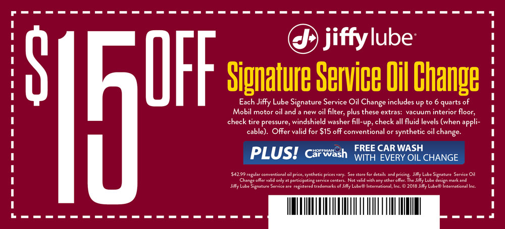 Jiffy Lube Save 15