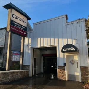 Photo of the exit of the Hoffman Car Wash location at 590 Central Ave, in Albany, NY