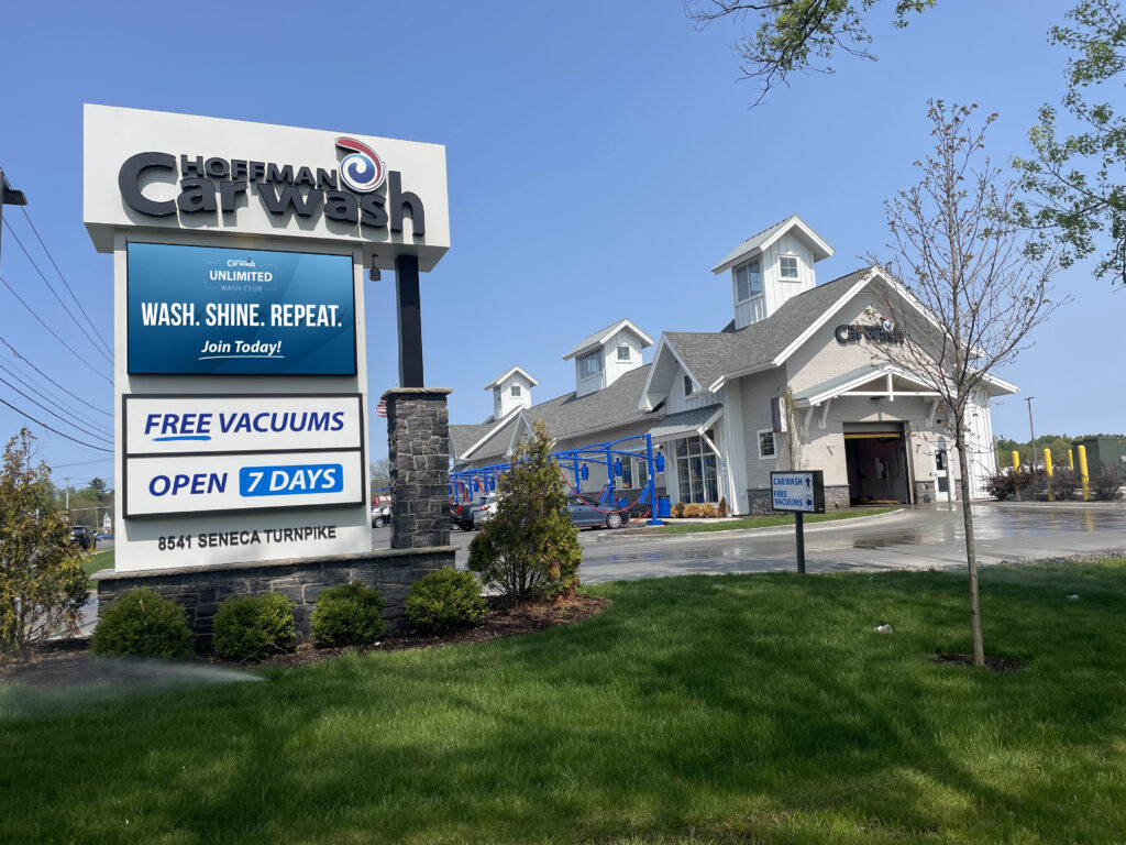 Photo of the the Hoffman Car Wash location at 8541 Seneca Turnpike, New Hartford, NY