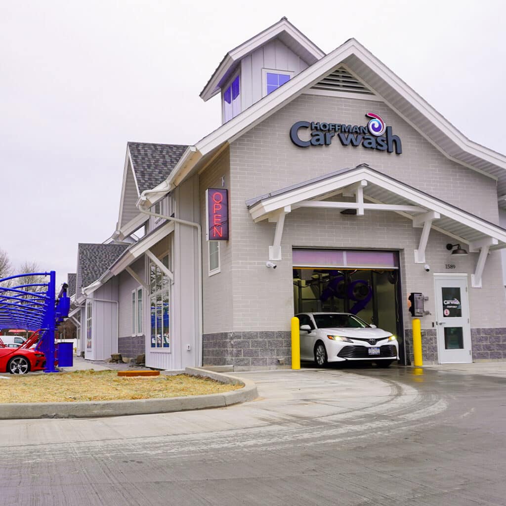 Photo of the exterior of the Hoffman Car Wash location in Halfmoon