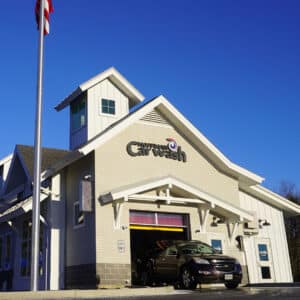 Photo of the exterior of the Hoffman Car Wash location in Moreau, NY