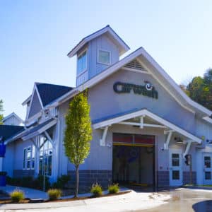 Photo of the exterior of the Hoffman Car Wash location in Oneonta, NY