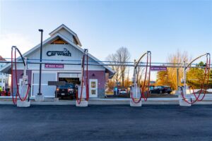 Exterior of the Hoffman Car Wash location in Glens Falls