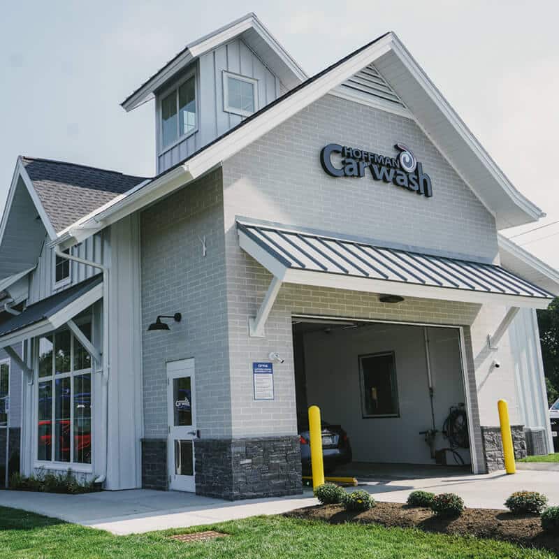 Photo of the exterior of the Hoffman Car Wash location in Gloversville