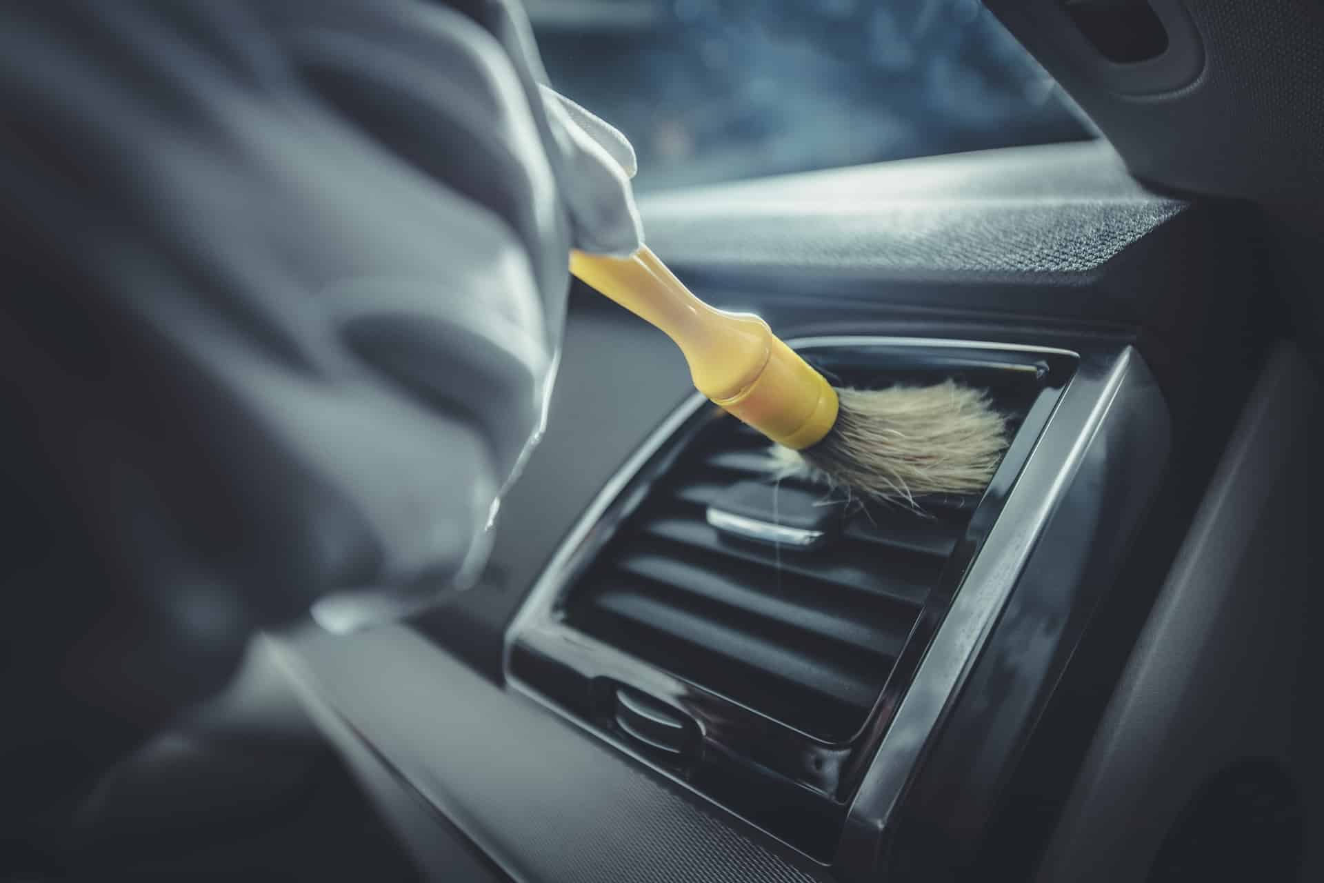 Detailing Brush inside Vehicle
