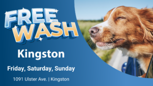 Free Wash Weekend in Kingston